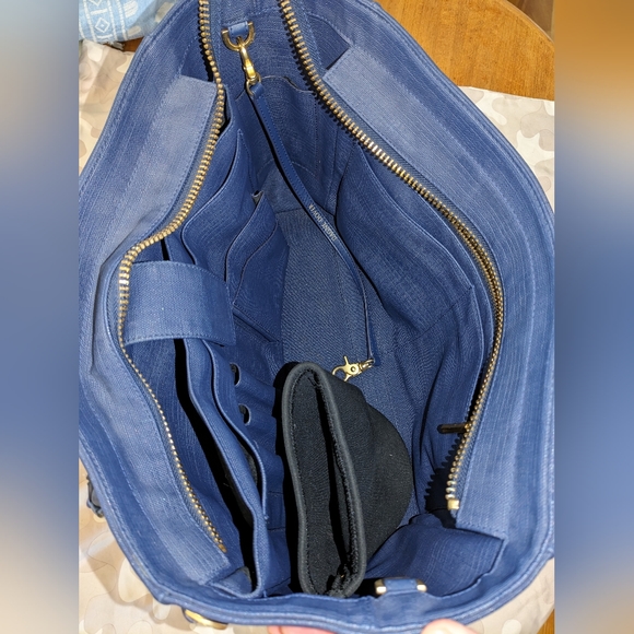 Dagne Dover legend tote in Navy - Picture 7 of 9